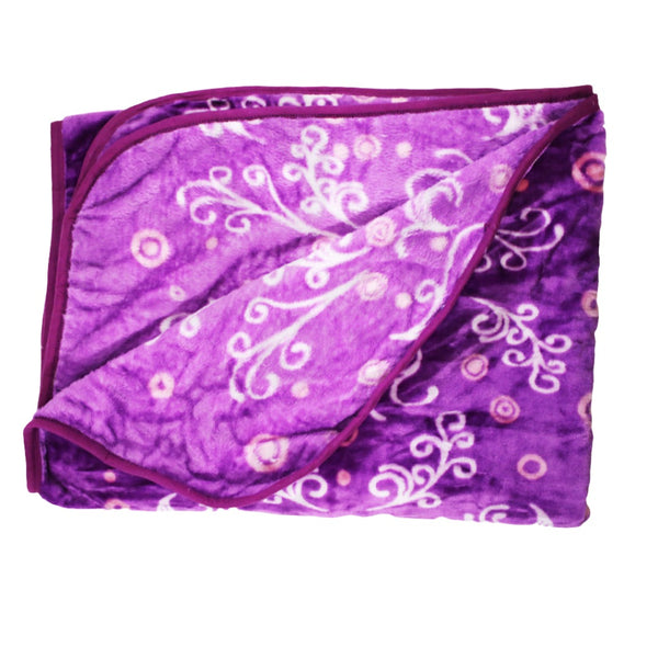 Mink Blanket 1ply 3/4 Ocean Light