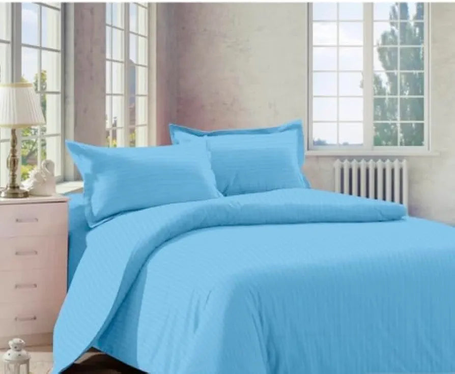 Duvet Cover 8 Piece Set with matching Sheet Emerald Linen
