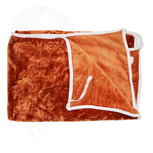 Mink Blanket Embossed Single