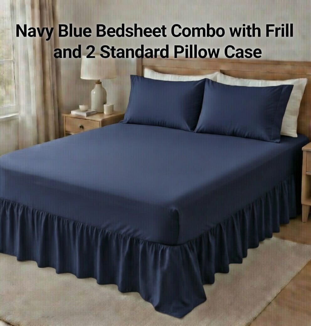 Combo Bed sheet 2in1 Plain