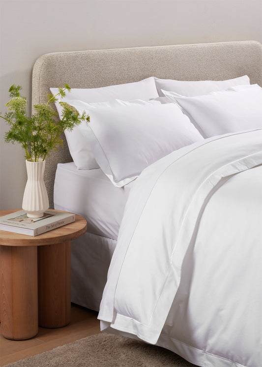 Duvet Cover 8 Piece Set with matching Sheet Emerald Linen