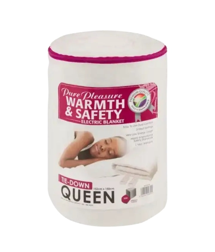 Pure Pleasures Queen Tie-Down Electric Blanket