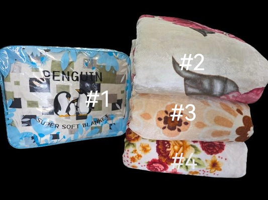 Penguin Blanket 4Kg 2Ply Queen