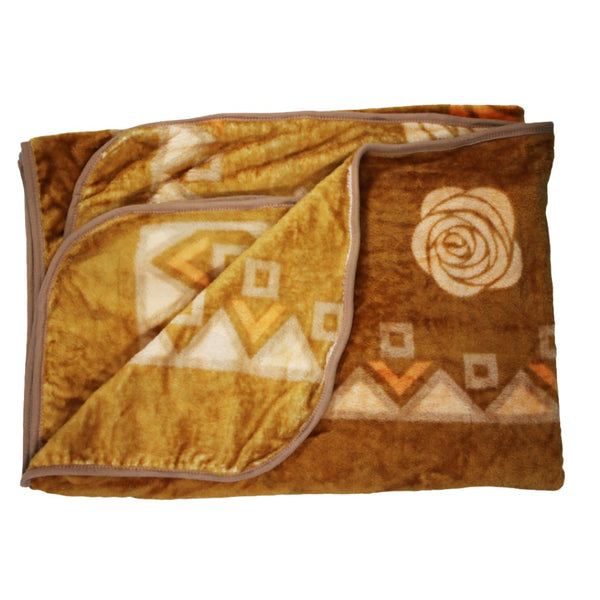 Mink Blanket 1ply 3/4 Ocean Light